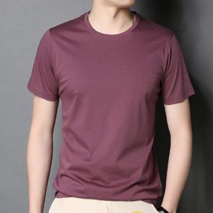 Light luxury high-end brand men's short sleeve summer business leisure quick dry
